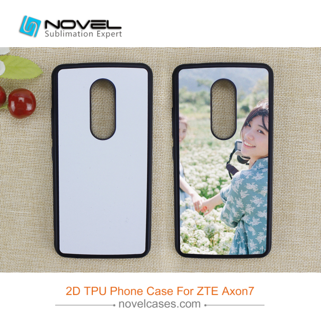 Blank Sublimation Rubber Mobile Phone Cover For ZTE Axon 7