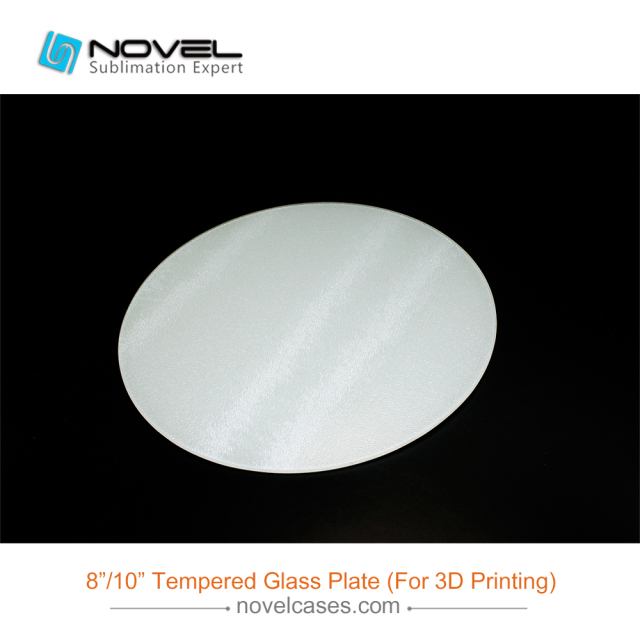 Blank Sublimation 8&quot;Tempered Glass Plate For 3D Printing