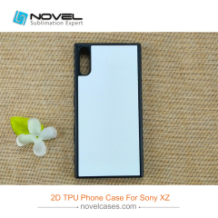 2D Sublimation Blank Rubber TPU Phone Cover For Sony XZ