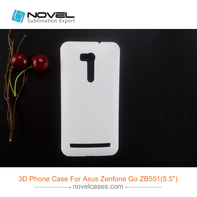 DIY 3D Plastic Sublimation Blank Phone Cover For Asus ZenFone Go ZB551 5.5&quot;