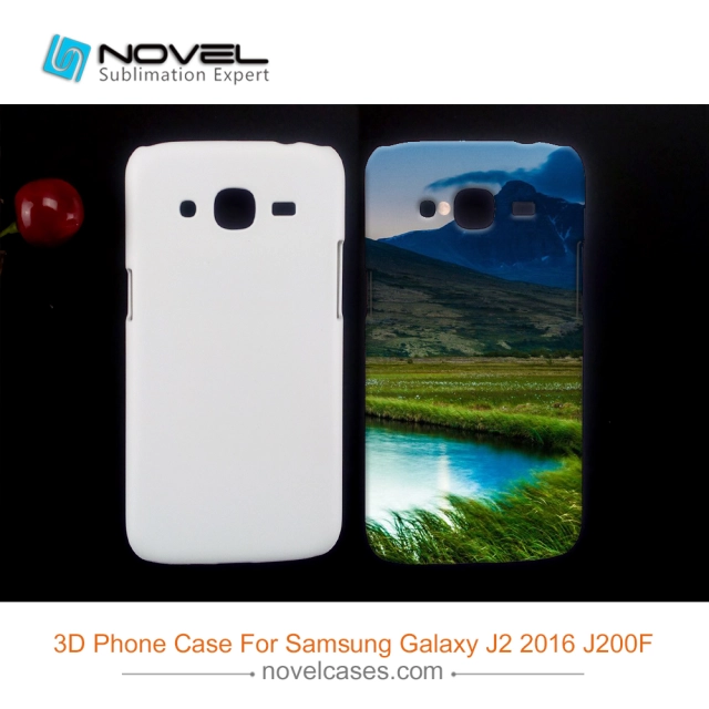 For Galaxy J2 2016/J200F Sublimation 3D Blank PC Phone Back Case