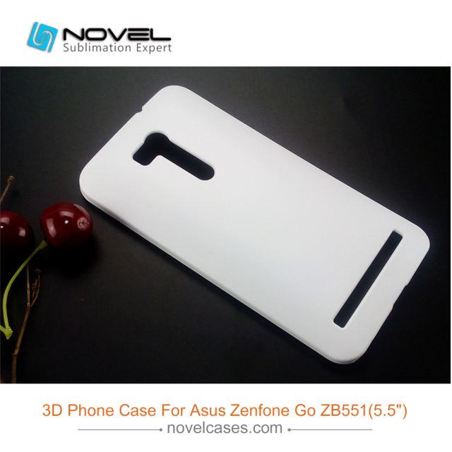 DIY 3D Plastic Sublimation Blank Phone Cover For Asus ZenFone Go ZB551 5.5&quot;