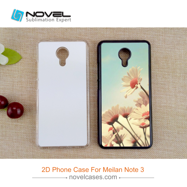 DIY Custom Sublimation Blank 2D Plastic Phone Case For Meilan Note3