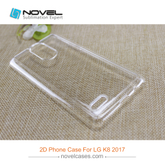 For LG K8 2017 Europe Version Custom Sublimation 2D Plastic Cell Phone Case