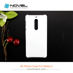 For Nokia 5 Sublimation 3D Blank Plastic Mobile Phone Cover