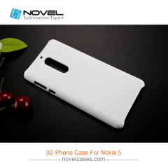 For Nokia 5 Sublimation 3D Blank Plastic Mobile Phone Cover