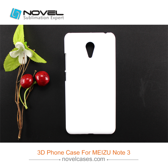 For Meizu Note 3 Customized Sublimation Blank 3D Plastic Phone Shell