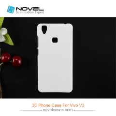 For Vivo V3/Y53 Sublimation Blank 3D Plastic Mobile Phone Case