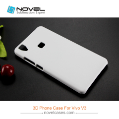 For Vivo V3/Y53 Sublimation Blank 3D Plastic Mobile Phone Case