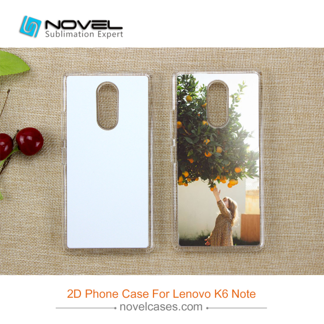 Sublimation 2D Plastic Phone Case For Lenovo K6 Note