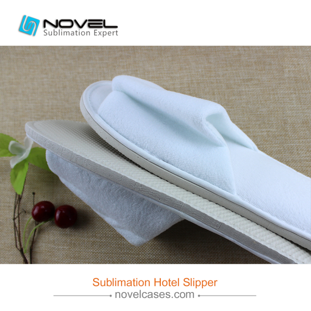 New Custom Sublimation Blank Coral Velvet Home Hotel Slipper