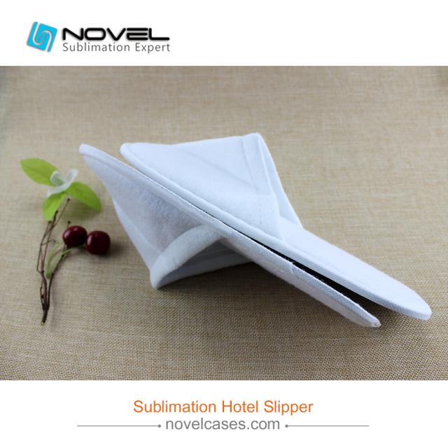 New Sublimation Napped Fabric Hotel Cloth Slipper