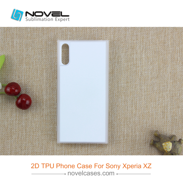 2D Sublimation Rubber Blank Case For Sony Xperia XZ