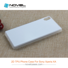 2D Sublimation Rubber Case For Sony Xperia XA,Custom Blank Phone Cover