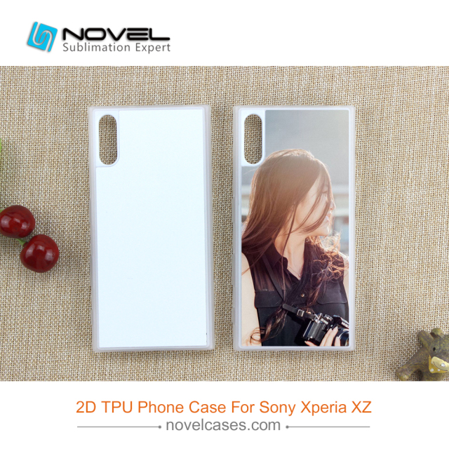 2D Sublimation Rubber Blank Case For Sony Xperia XZ