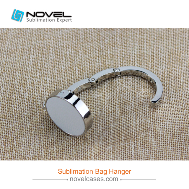 Sublimation metal bag hanger, heart shape