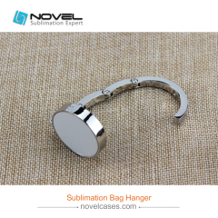 Sublimation metal bag hanger, heart shape