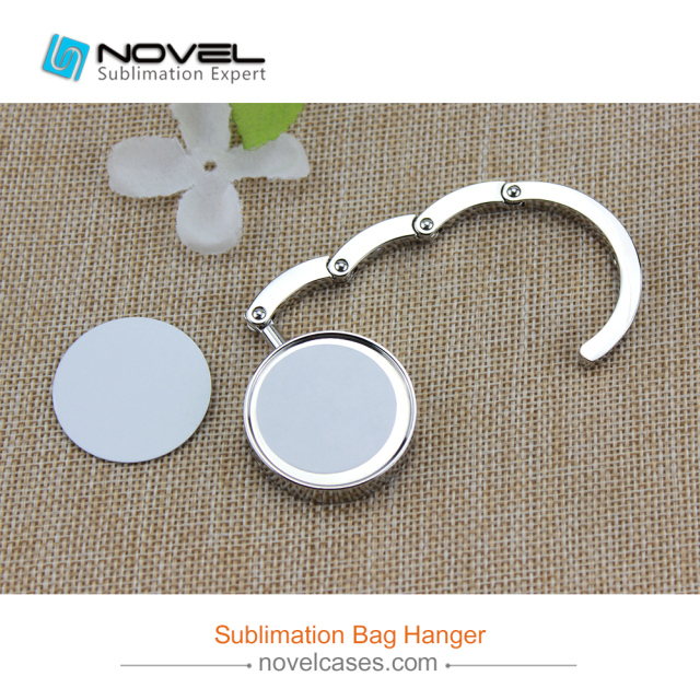 Sublimation metal bag hanger, heart shape