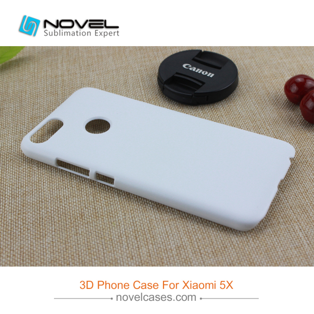For Xiaomi 5X/A1 Plastic 3D Sublimation Blank Phone Case