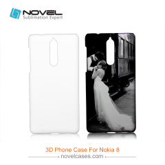 For Nokia 8 Sublimation 3D Blank Plastic Phone Case Cover