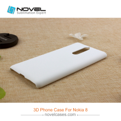 For Nokia 8 Sublimation 3D Blank Plastic Phone Case Cover
