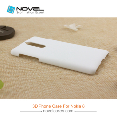 For Nokia 8 Sublimation 3D Blank Plastic Phone Case Cover