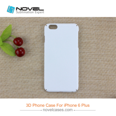 For iPhone 6 Plus New Style Sublimation 3D Plastic Phone Case With Full Edge