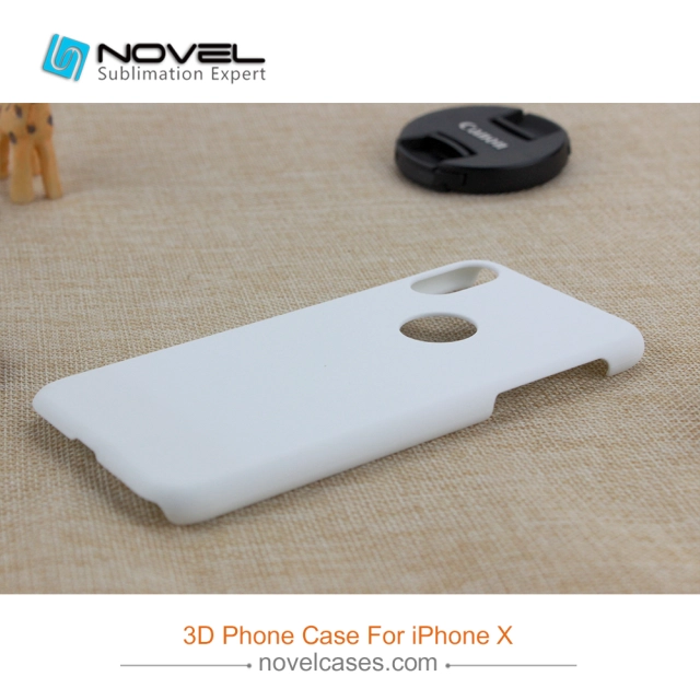 For iPhone X(10) Popular Sublimation 3D Printed Case With Round Hole