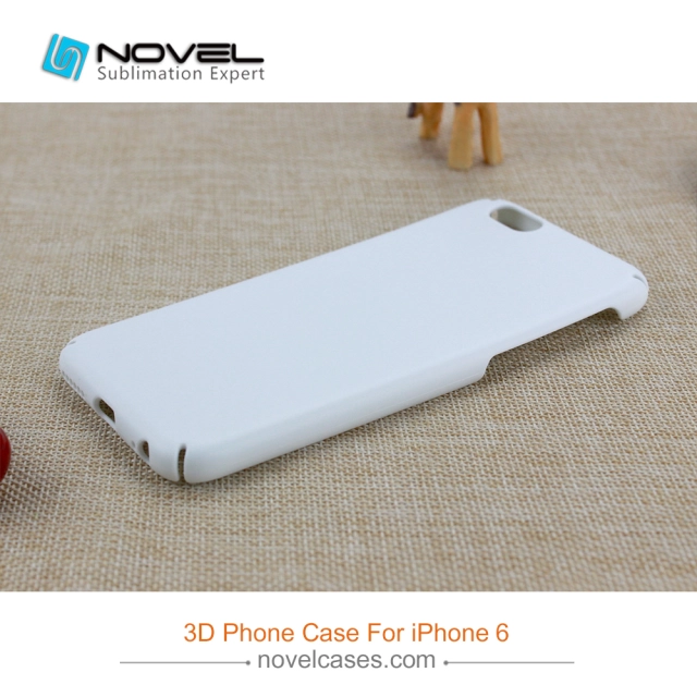 For iPhone 6 New Style Sublimation 3D PC Smartphone Case With Full Edge