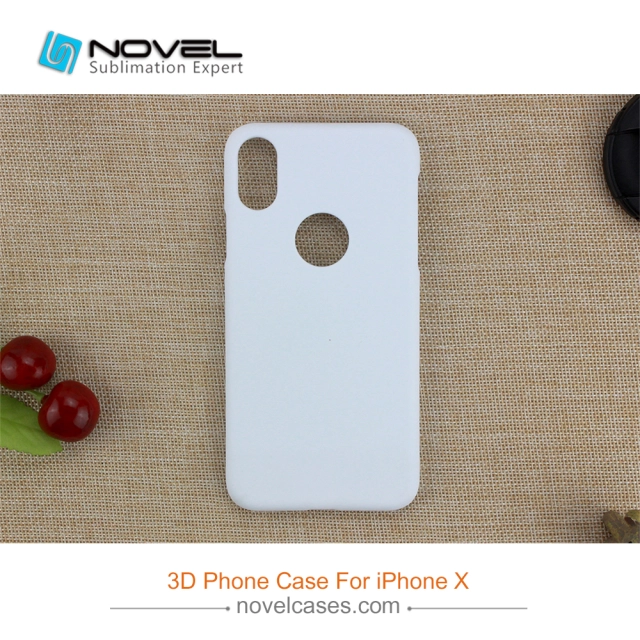 For iPhone X(10) Popular Sublimation 3D Printed Case With Round Hole