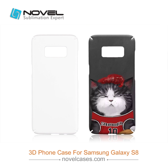 For Galaxy S8 New Style Sublimation 3D Smartphone Cover With Full Edge