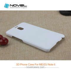 For Meizu Note 6 Custom Sublimation 3D Plastic Phone Case,High Quality Smartphone Cover