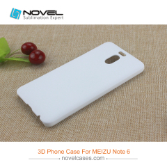 For Meizu Note 6 Custom Sublimation 3D Plastic Phone Case,High Quality Smartphone Cover