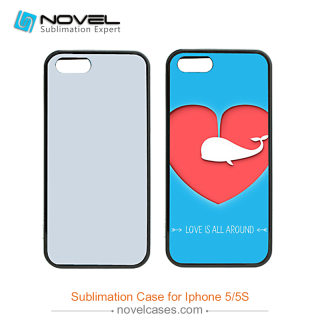 For iPhone 5/5S 2D Sublimation PC Phone Case