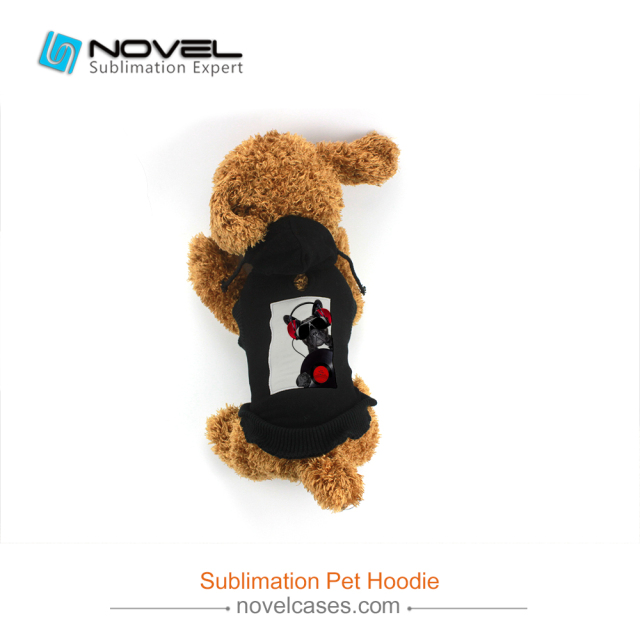 New Sublimation Printable Pet Hoodie With Rectangle/Pocket Shape