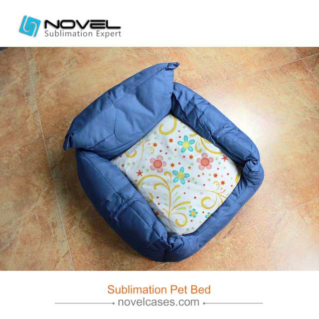 New Custom Sublimation Blank Oxford Cloth Pet Bed