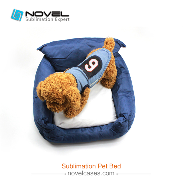 New Custom Sublimation Blank Oxford Cloth Pet Bed
