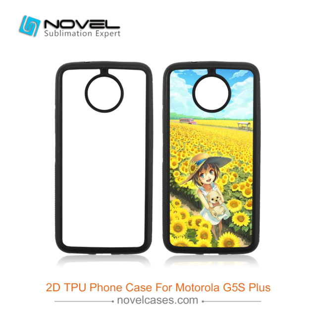 For Moto G5S Plus New Sublimation Blank 2D TPU Silicone Phone Case