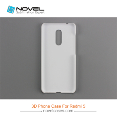 For Xiaomi Redmi 5 DIY White Blank Sublimation 3D PC Mobile Phone Shell