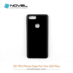 For Vivo X20 Plus 2D Custom Sublimation Blank TPU Rubber Phone Shell