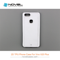 For Vivo X20 Plus 2D Custom Sublimation Blank TPU Rubber Phone Shell
