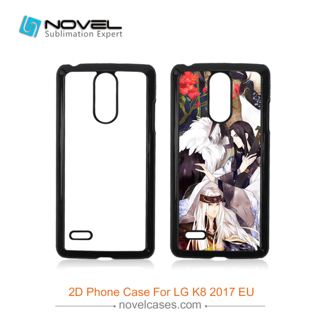 For LG K8 2017 Europe Version Custom Sublimation 2D Plastic Cell Phone Case