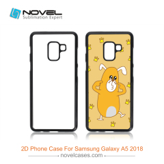 For Galaxy A8 2018 Custom Sublimation 2D Hard Plastic Cell Phone Back Case
