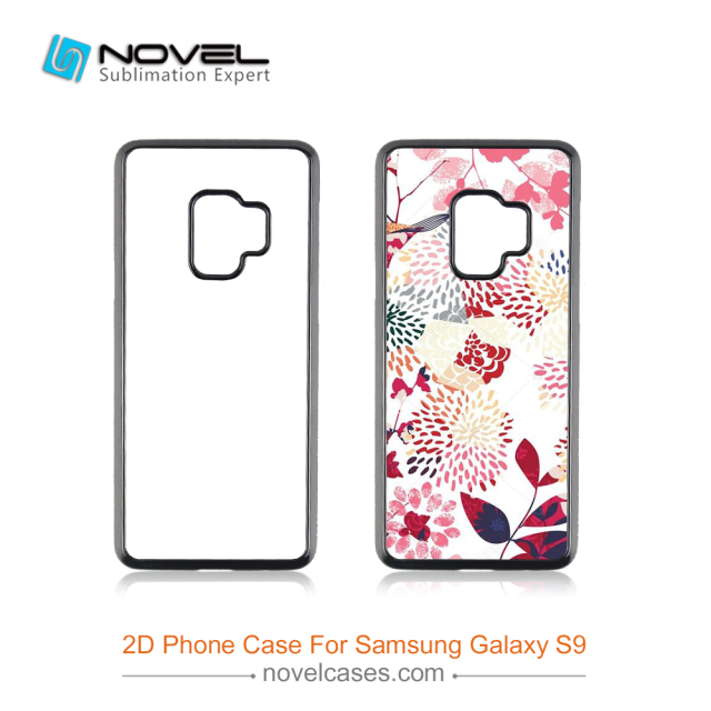 For Galaxy S9 DYE Sublimation 2D Hard Plastic Mobile Phone Back Case