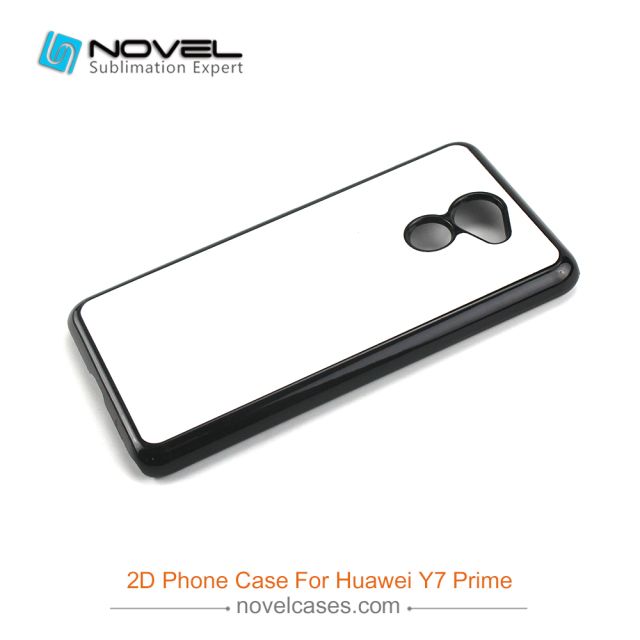 For Huawei Y7 Prime Sublimation 2D Blank Hard Plastic Phone Case
