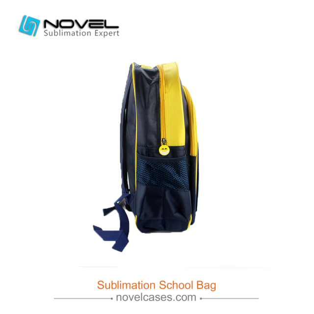 Sublimation Blank Children Backpack Custom School Bag-Black