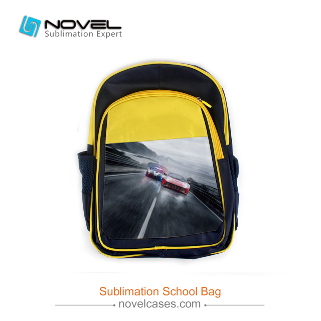 Sublimation Blank Children Backpack Custom School Bag-Black