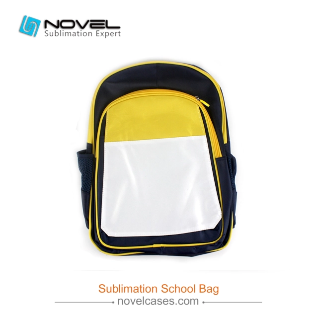 Sublimation Blank Children Backpack Custom School Bag-Black