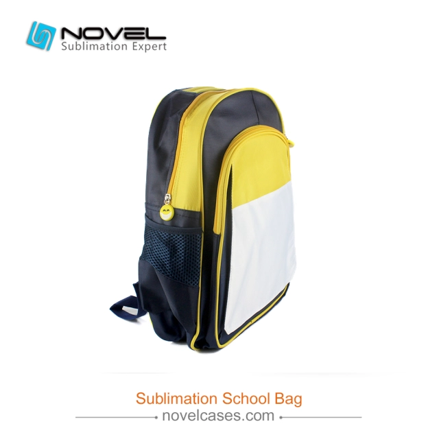 Sublimation Blank Children Backpack Custom School Bag-Black