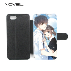For OPPO A83 Blank Sublimation PU Leather Phone Case With Card Holder